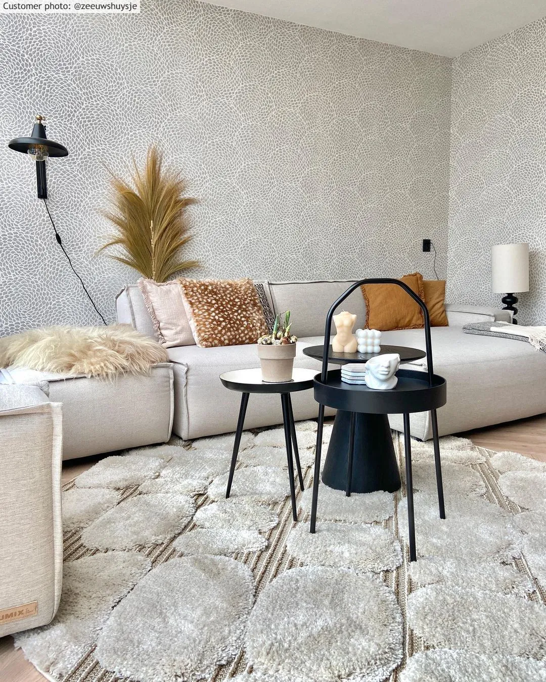 Kerek szőnyegek - Fondi (bézs)